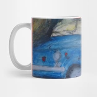 Sky blue Fiat500 - 1 Mug